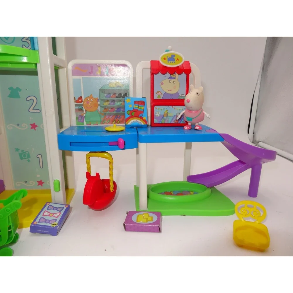 Peppa Pig Shopping Mall Center with Working Elevator‎ Accessories and Pig